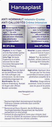 Fußcreme Anti Hornhaut Intensiv Urea, 75 ml