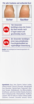 Fußcreme Anti Hornhaut Intensiv Urea, 75 ml