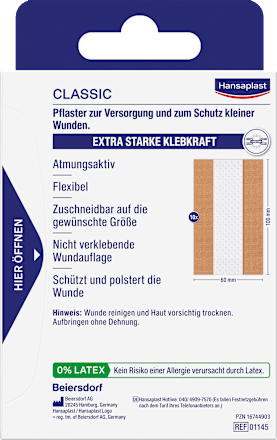 Pflaster Classic (6 cm x 10 cm), 10 St