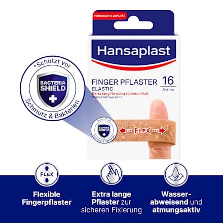 Pflaster Fingerstrips Elastic, 16 St