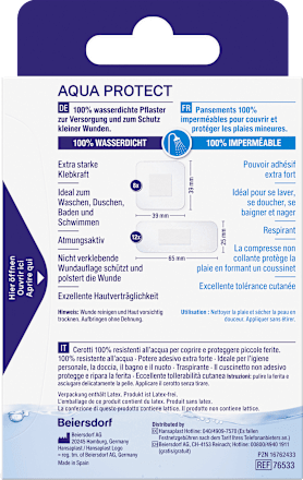Pflaster Strips Aqua Protect wasserdicht, 20 St