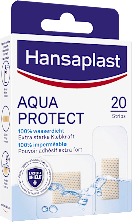 Pflaster Strips Aqua Protect wasserdicht, 20 St