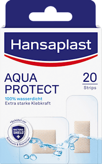 Pleisterstrips Aqua Protect waterdicht, 20 stuks