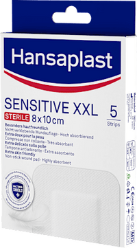 Pflaster Strips sensitiv XXL, 5 St