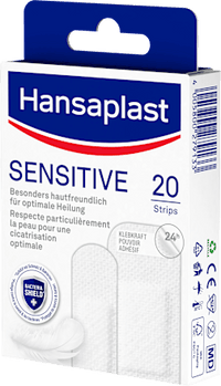 Pflaster Strips Sensitive, 20 St