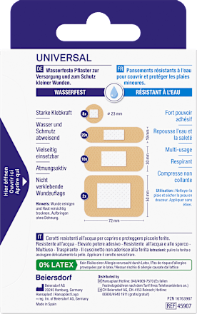 Pflaster Strips Universal, 40 St Hansaplast