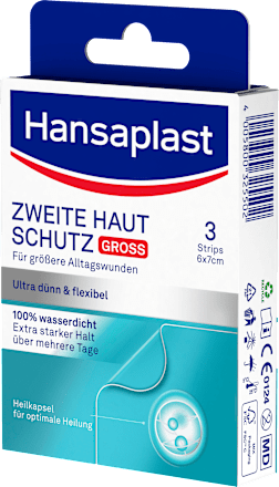 Pflaster Strips Zweite Haut Groß, 3 St