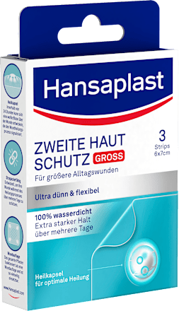 Pflaster Strips Zweite Haut Groß, 3 St