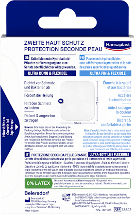 Pflaster Strips Zweite Haut Groß, 3 St