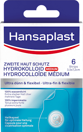 Pflaster Strips Zweite Haut, 6 St