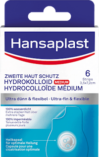 Pflaster Strips Zweite Haut, 6 St