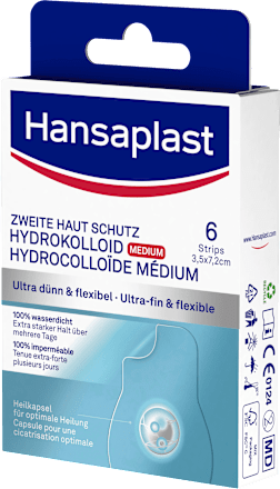 Pflaster Strips Zweite Haut, 6 St