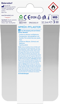 Sprühpflaster, 32,5 ml Hansaplast