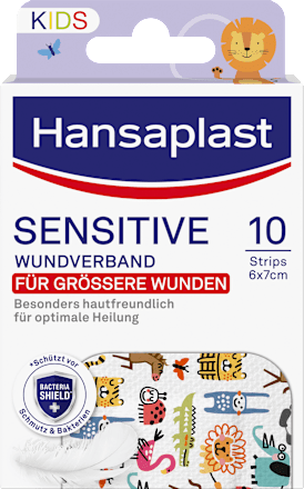 Wundverband Sensitive Kids (6 x 7cm), 10 St