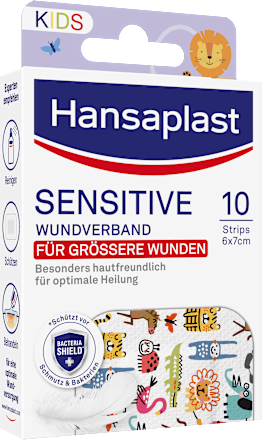 Wundverband Sensitive Kids (6 x 7cm), 10 St