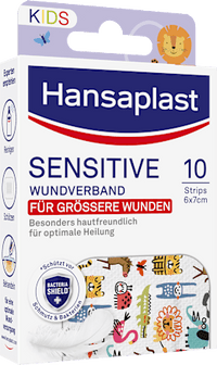 Wundverband Sensitive Kids (6 x 7cm), 10 St