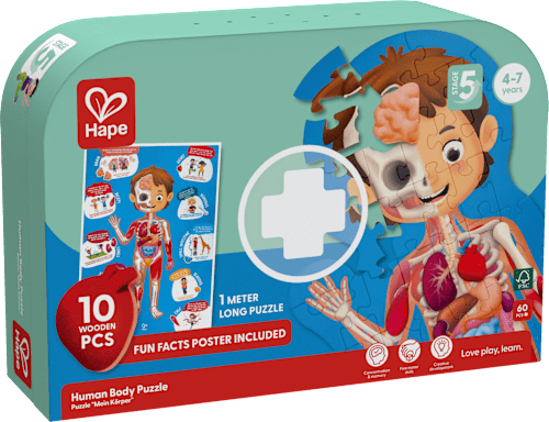 Puzzle mein Körper (50 Teile), 1 St