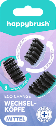 Aufsteckbürsten Eco Change Nachfüllpack, 3 St happybrush