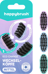 Aufsteckbürsten Eco Change Nachfüllpack, 3 St happybrush