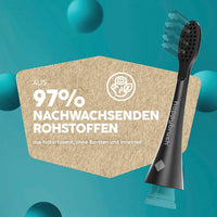 Aufsteckbürsten Eco Vibe 3+ all black, 3 St