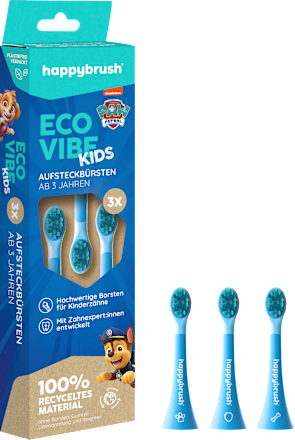 Kinder Eco Vibe Paw Patrol borstelkoppen, 3 stuks