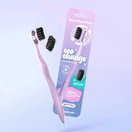 Zahnbürste Eco Change mit Aufsteckbürste Twenty4Tim, 1 St happybrush
