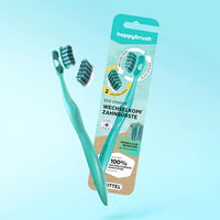 Zahnbürste Eco Change mit Aufsteckbürsten, Starter Set, 1 St happybrush