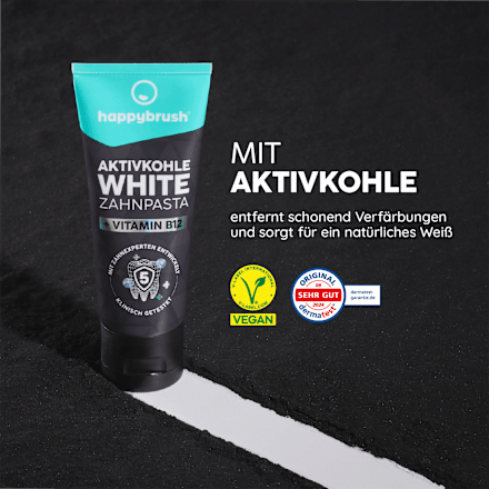 Tandpasta Actieve Kool Wit met Vit. B12, 75 ml