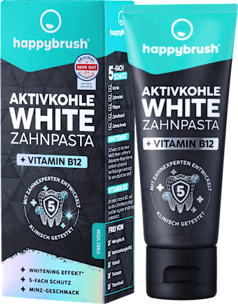 Tandpasta Actieve Kool Wit met Vit. B12, 75 ml