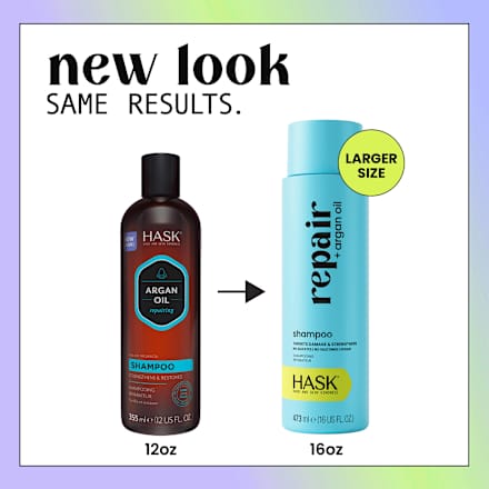 Shampoo repair + argan oil, 473 ml