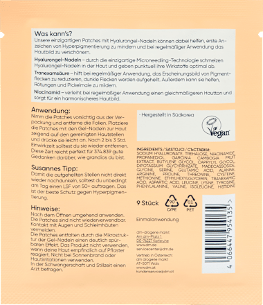 Patches Brightening Gel-Needle, 9 St
