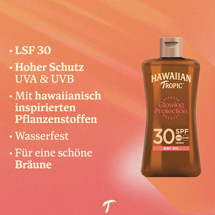 Sonnenöl glowing protection LSF 30, Reisegröße, 100 ml