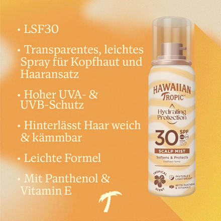 Sonnenspray Kopfhaut & Haaransatz, hydrating protection, LSF 30, 60 ml