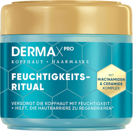 Kopfhautmaske DermaXPro Feuchtigkeits-Ritual inkl. Kopfhautmassager, 300 ml