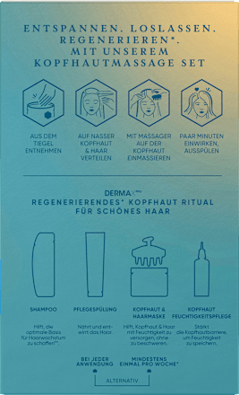 Kopfhautmaske DermaXPro Feuchtigkeits-Ritual inkl. Kopfhautmassager, 300 ml
