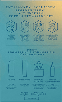Kopfhautmaske DermaXPro Feuchtigkeits-Ritual inkl. Kopfhautmassager, 300 ml