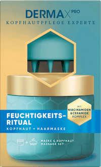 Kopfhautmaske DermaXPro Feuchtigkeits-Ritual inkl. Kopfhautmassager, 300 ml