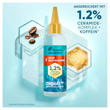 Leave-In Serum Derma x Pro Haar-Revitalisierer, 145 ml head&shoulders