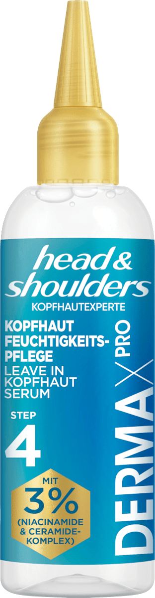 head&shoulders Leave-In Serum Derma x Pro Kopfhaut Feuchtigkeitspflege, 145 ml