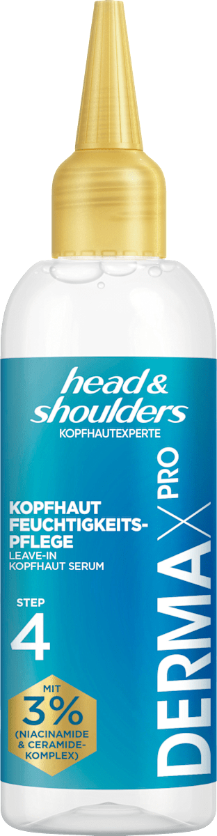 head&shoulders Leave-In Serum Derma x Pro Kopfhaut Feuchtigkeitspflege, 145 ml