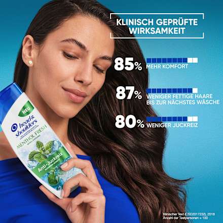 Shampoo Anti-Juckreiz Menthol Fresh Extra Cooling, 500 ml