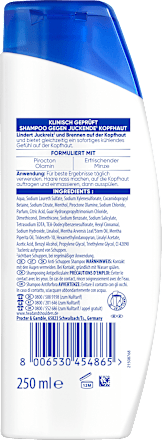 Shampoo Anti-Juckreiz Menthol Fresh Extra Cooling, 250 ml