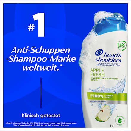 Shampoo Anti-Schuppen Apple Fresh, 500 ml