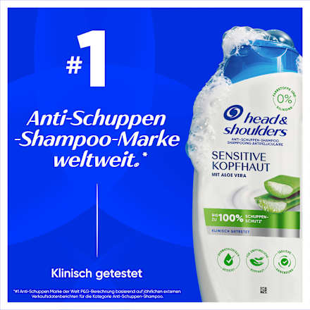 Shampoo Anti-Schuppen bei empfindlicher Kopfhaut, 500 ml