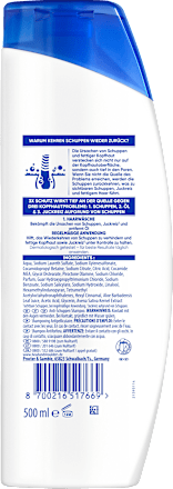 Shampoo Anti-Schuppen bei empfindlicher Kopfhaut, 500 ml