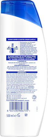 Shampoo Anti-Schuppen bei juckender Kopfhaut, 500 ml