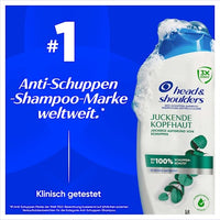 Shampoo Anti-Schuppen bei juckender Kopfhaut, 500 ml