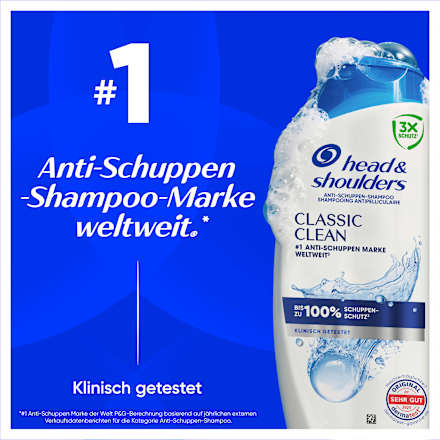 Shampoo  Anti-Schuppen  Classic Clean, 500 ml