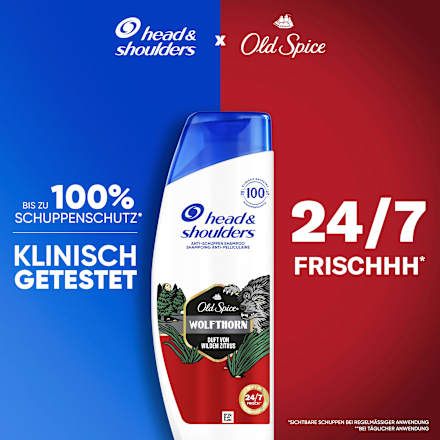 Shampoo Anti-Schuppen Old Spice Wolfthorn, 250 ml