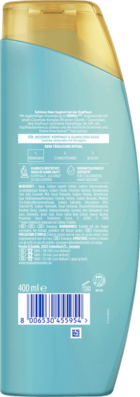 head&shoulders Shampooing Derma x Pro Soin apaisant, 400 ml